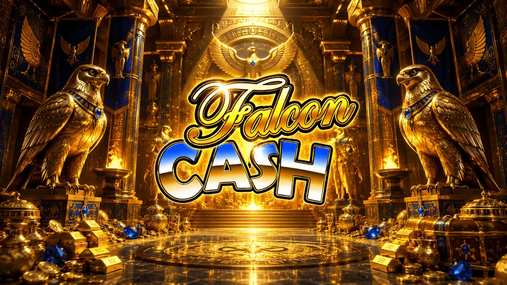 Ronda Hold and Win de Falcon Cash con símbolos bloqueados