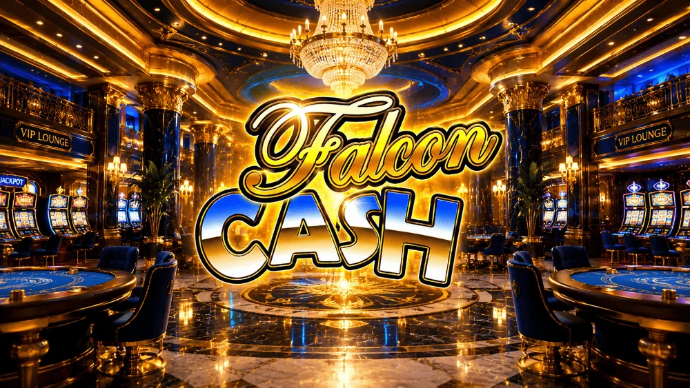 Jackpots fijos y monedas con valores en Falcon Cash